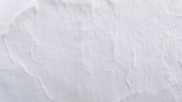 background animation white wall crack. Realistic cartoon wrinkled surface texture in modern trendy stop motion style.