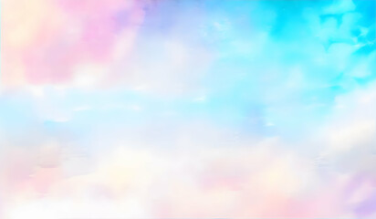 Abstract colorful pastel gradient background with beautiful soft cloud and sky.