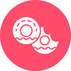 Vector Design Doughnut Icon Style