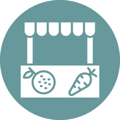 Vector Design Farmer's Market Icon Style