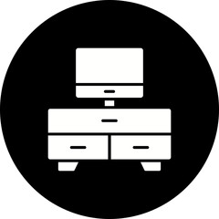 Tv Table Icon