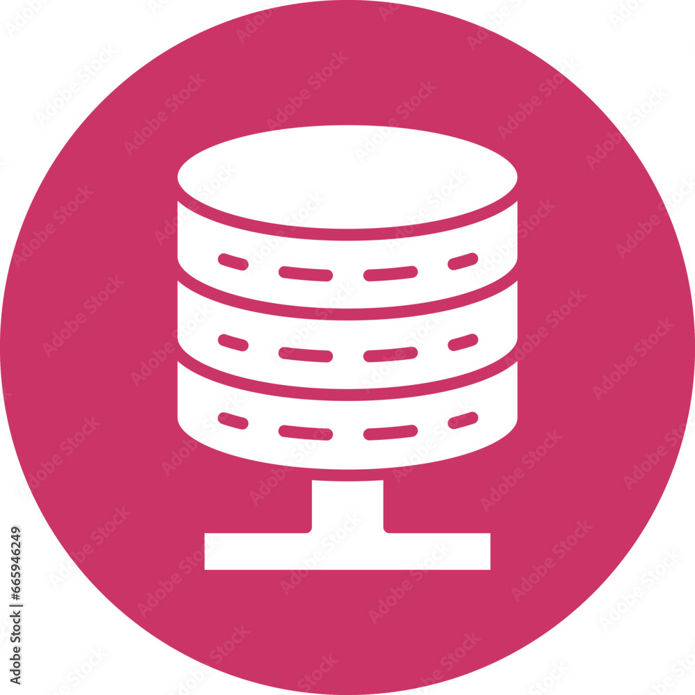 Poster Vector Design Database Icon Style