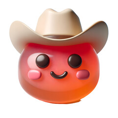 Face with Cowboy Hat Emoji