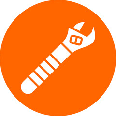 Vector Design Wrench Icon Style
