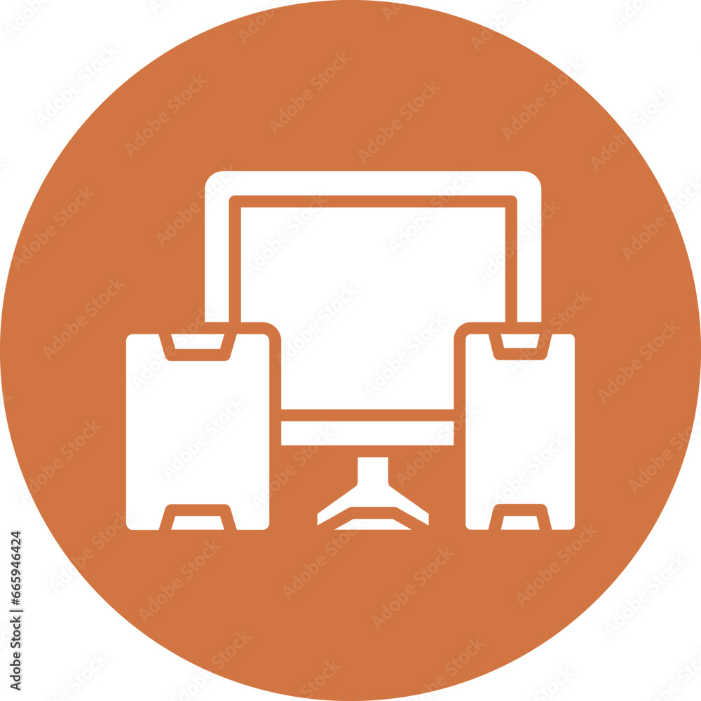 Poster vector design responsive design icon style