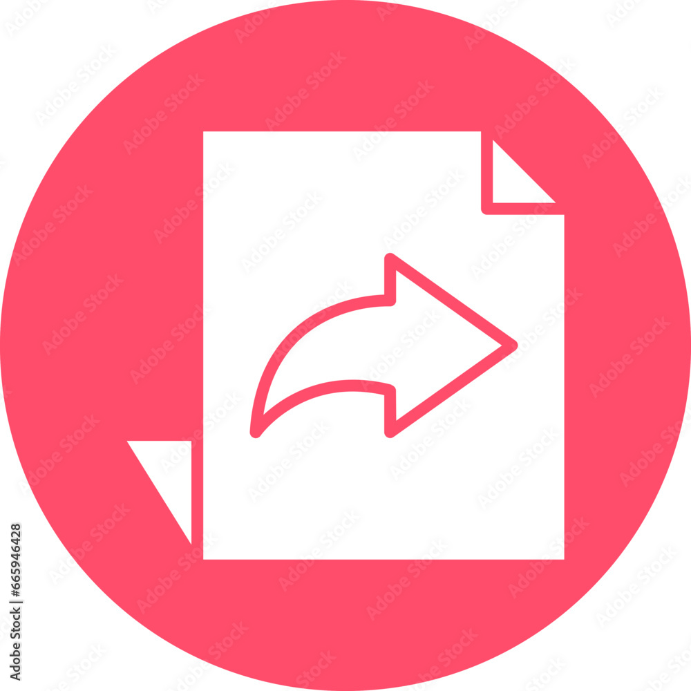 Poster vector design file transfer icon style