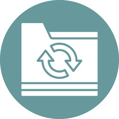 Vector Design File Backup Icon Style