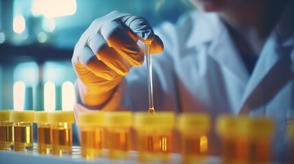 Fototapeta premium scientist working in laboratory