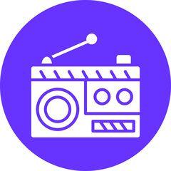 Vector Design Radio Icon Style