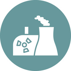Vector Design Nuclear Icon Style