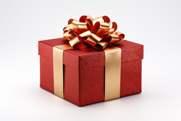 Obraz premium New Year and Christmas design. christmas gift box