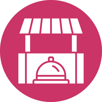 Vector Design Food Cart Icon Style