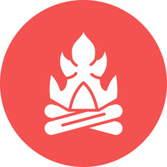 Vector Design Fire Icon Style