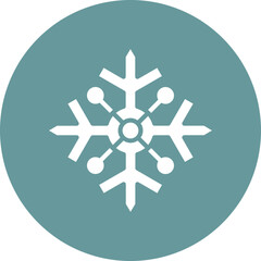 Vector Design Snowflake Icon Style