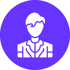 Vector Design Model Male Icon Style