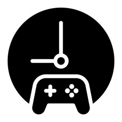 joystick glyph icon