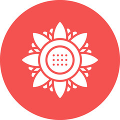 Vector Design Sunflower Icon Style