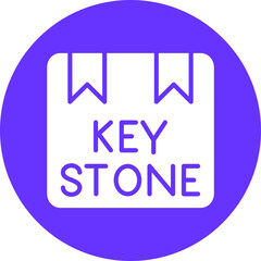 Vector Design Keystone Product Icon Style