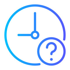 question mark gradient icon
