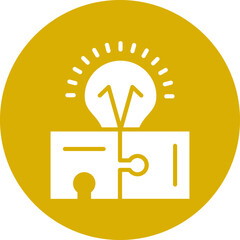 Vector Design Creative Puzzle Icon Style