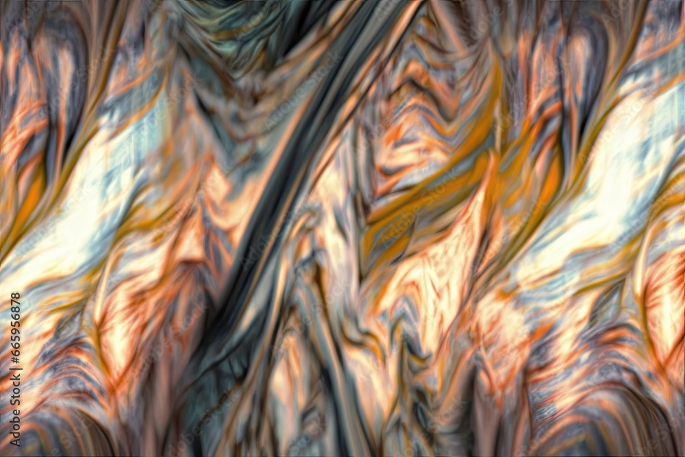 Poster abstract background with blurred abstract waves