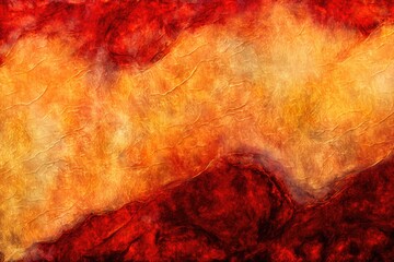 Abstract background with fire and smoke. Oil painting style. Colorful texture