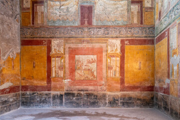 wall painting in Pompeii