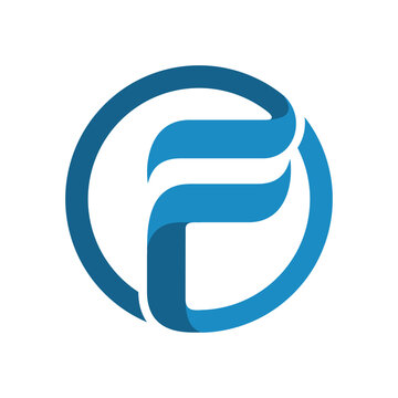 recommend clip art: letter F blue logo icon