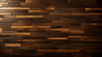 Reclaimed Wood Wall Paneling texture. Old wood plank texture background. AI Generated
