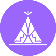Desert Tipi Icon Style © designing ocean