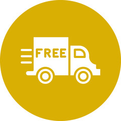 Free Delivery Icon Style