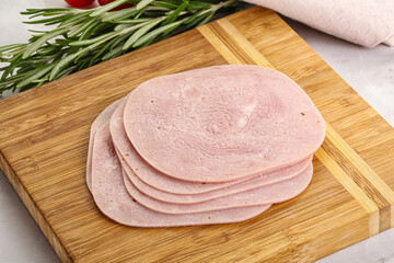 Sliced pork ham for sandwiches