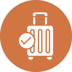 Checked Baggage Icon Style