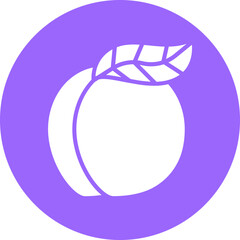 Peach Icon Style