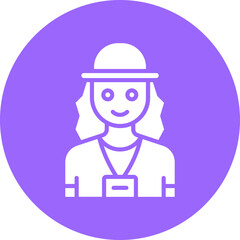 Tour Guide Icon Style