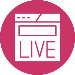 Live Stream Icon Style