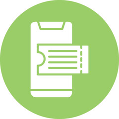 Mobile Boarding Pass Icon Style