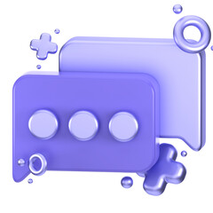 3d icon Massage, 3d illustration, 3d element, 3d rendering.