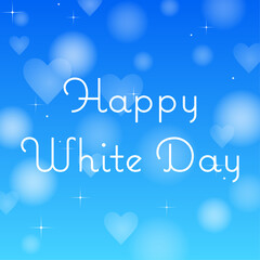 背景イラスト_ハート_青