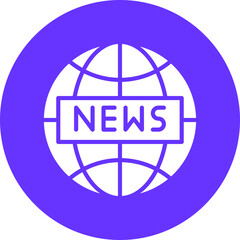 Live News Icon Style