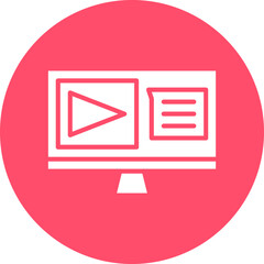 Live Lecture Icon Style