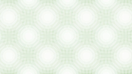 Green and white abstract background with circles