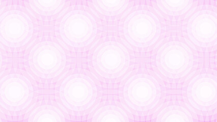 Pink and white abstract background with circles