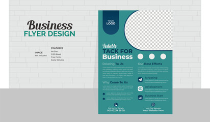 Corporate Business Flyer Template Design