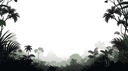 forest silhouette background