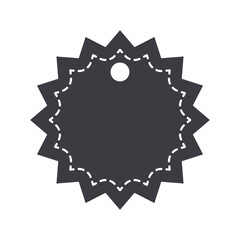 Name Tag Vector Label