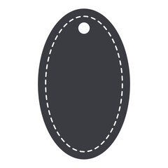 Name Tag Vector Label