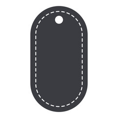 Name Tag Vector Label