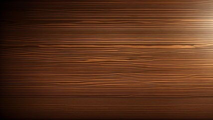 Naklejka premium Wood background banner panorama Brown acoustic panels, wooden boards panel pattern texture. AI Generated