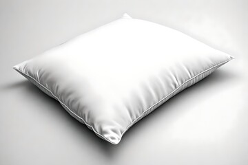 white pillow on a bed